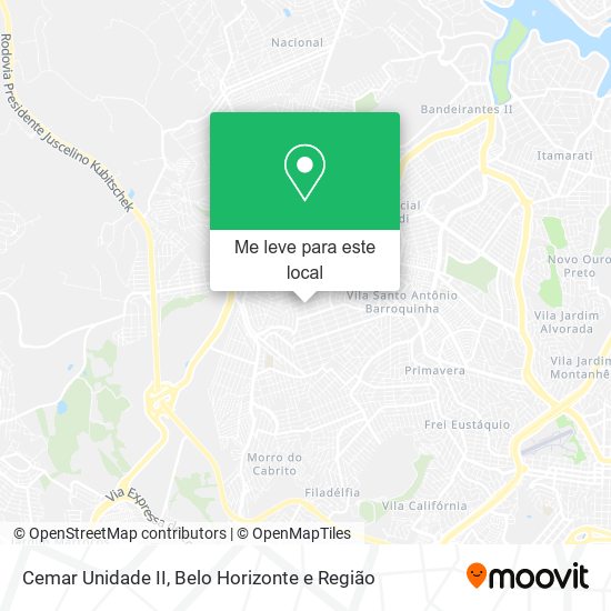 Cemar Unidade II mapa