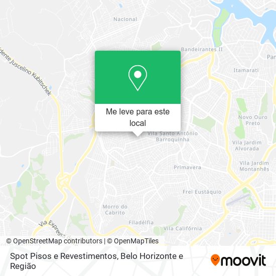 Spot Pisos e Revestimentos mapa