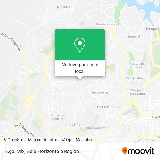 Açaí Mix mapa