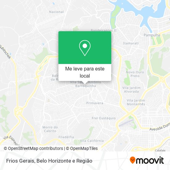 Frios Gerais mapa
