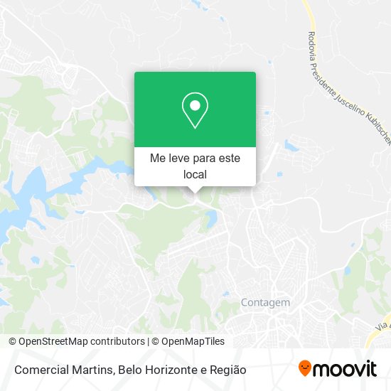 Comercial Martins mapa