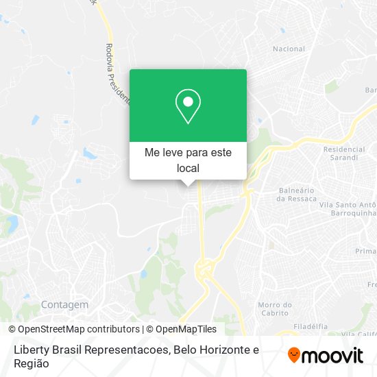 Liberty Brasil Representacoes mapa