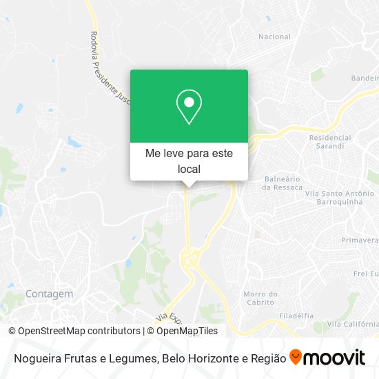 Nogueira Frutas e Legumes mapa
