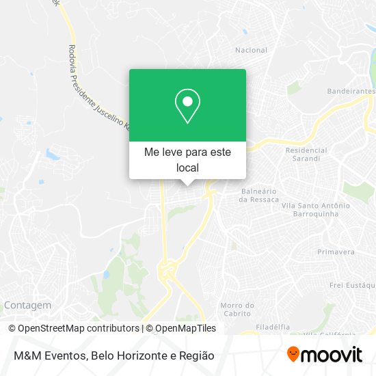 M&M Eventos mapa