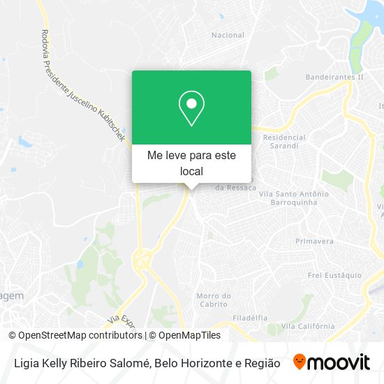 Ligia Kelly Ribeiro Salomé mapa