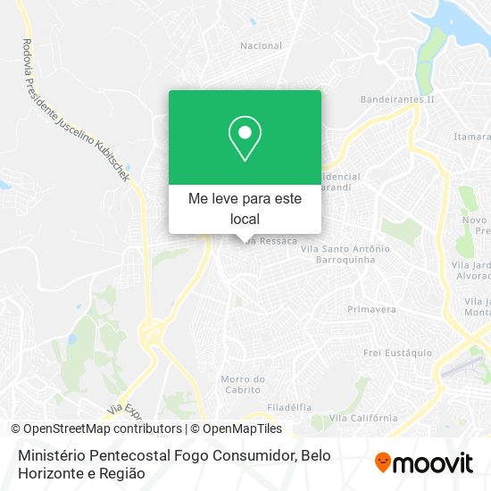 Ministério Pentecostal Fogo Consumidor mapa