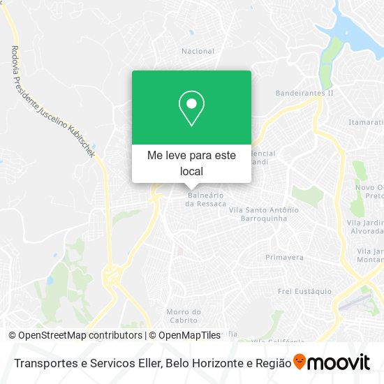 Transportes e Servicos Eller mapa
