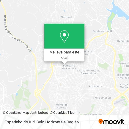 Espetinho do Iuri mapa