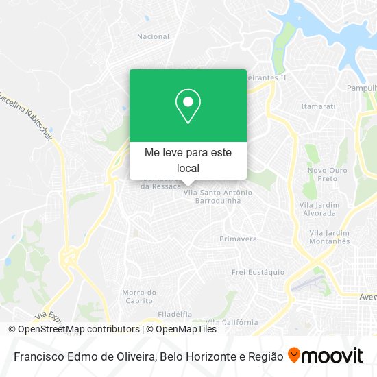 Francisco Edmo de Oliveira mapa