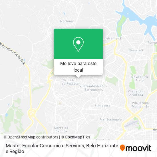 Master Escolar Comercio e Servicos mapa