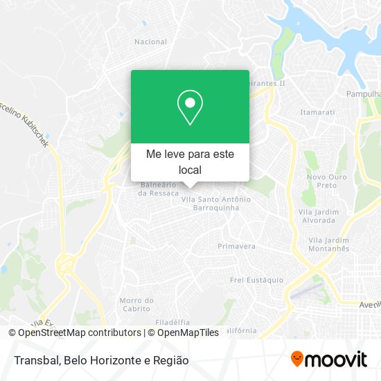 Transbal mapa