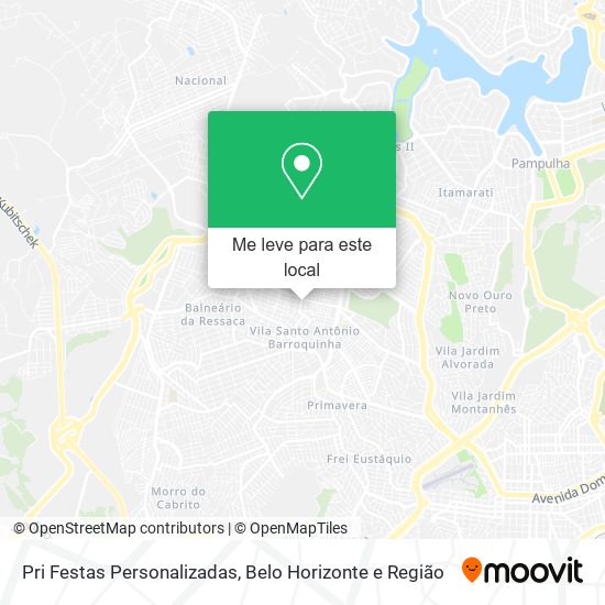 Pri Festas Personalizadas mapa