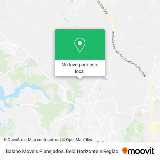 Baiano Moveis Planejados mapa