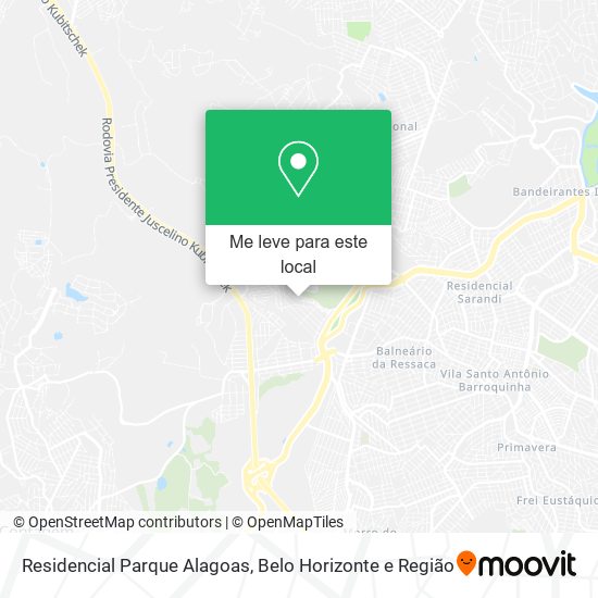 Residencial Parque Alagoas mapa