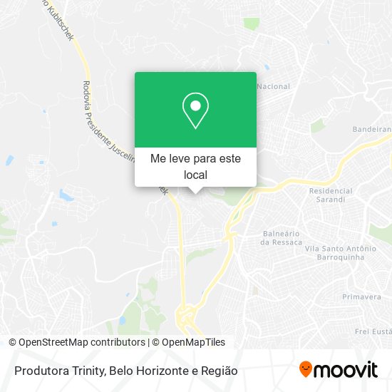 Produtora Trinity mapa
