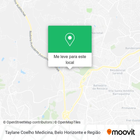 Taylane Coelho Medicina mapa