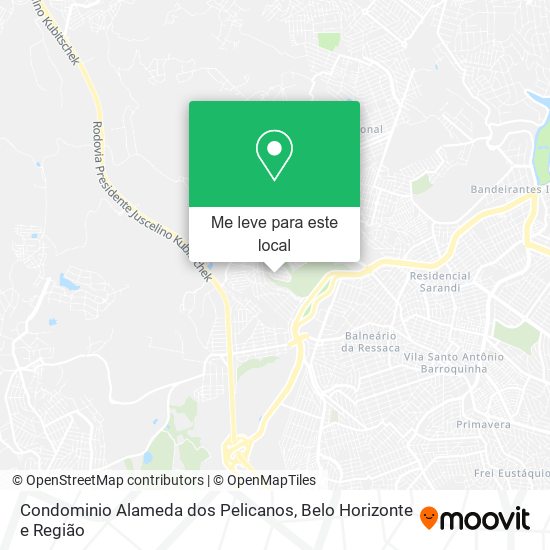 Condominio Alameda dos Pelicanos mapa