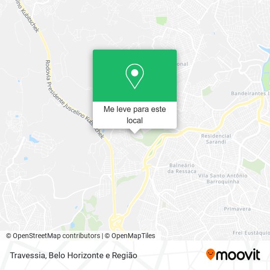 Travessia mapa