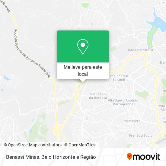 Benassi Minas mapa