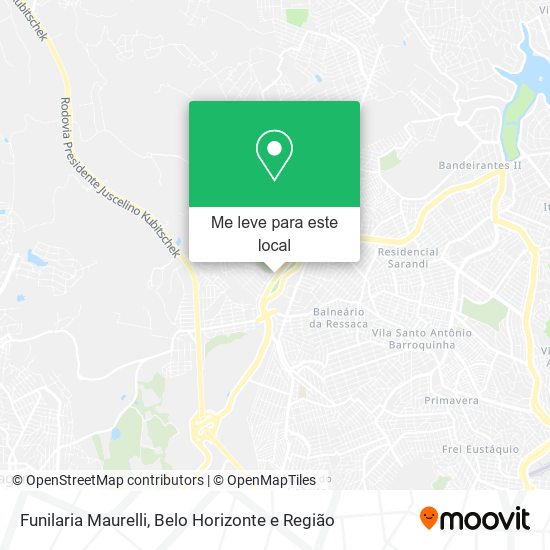 Funilaria Maurelli mapa