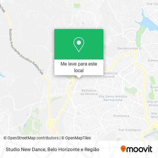 Studio New Dance mapa