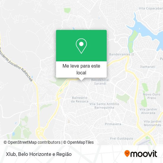 Xlub mapa