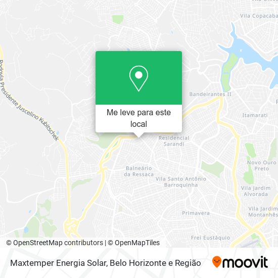 Maxtemper Energia Solar mapa