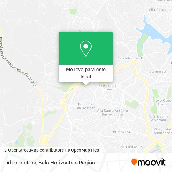 Ahprodutora mapa