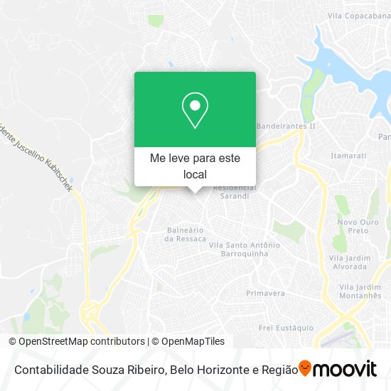 Contabilidade Souza Ribeiro mapa