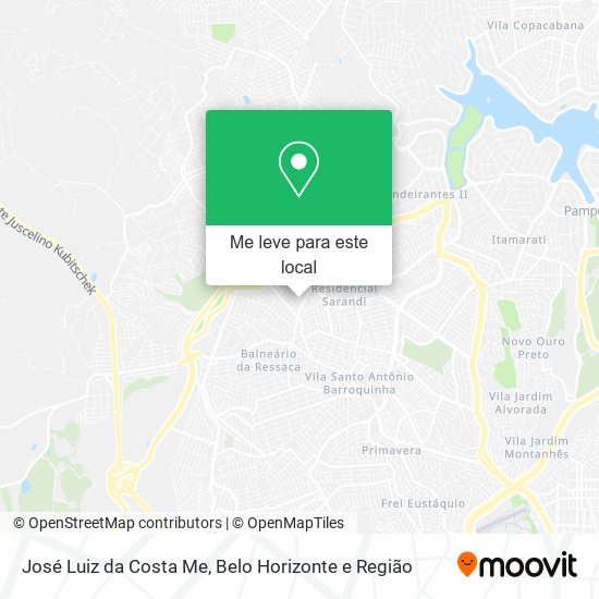 José Luiz da Costa Me mapa