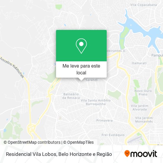Residencial Vila Lobos mapa