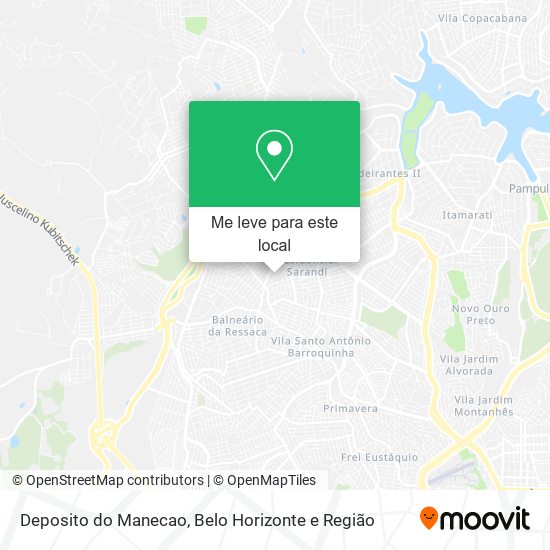 Deposito do Manecao mapa