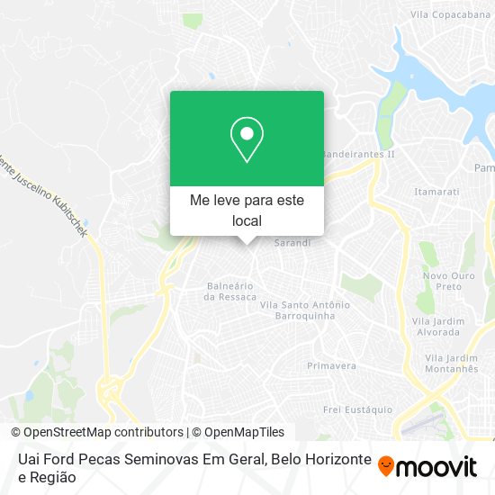 Uai Ford Pecas Seminovas Em Geral mapa