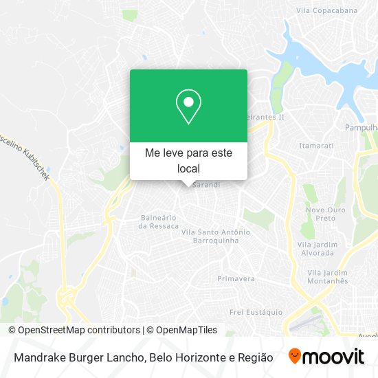 Mandrake Burger Lancho mapa