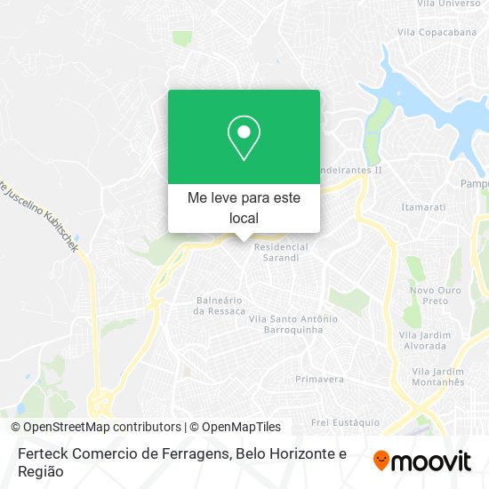Ferteck Comercio de Ferragens mapa