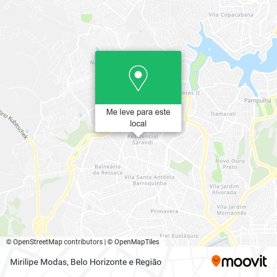 Mirilipe Modas mapa