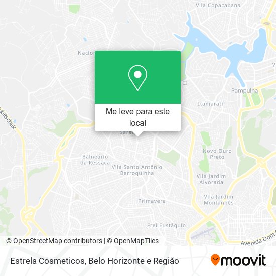 Estrela Cosmeticos mapa