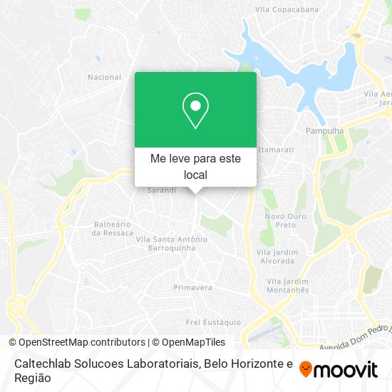 Caltechlab Solucoes Laboratoriais mapa