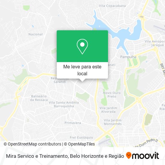 Mira Servico e Treinamento mapa