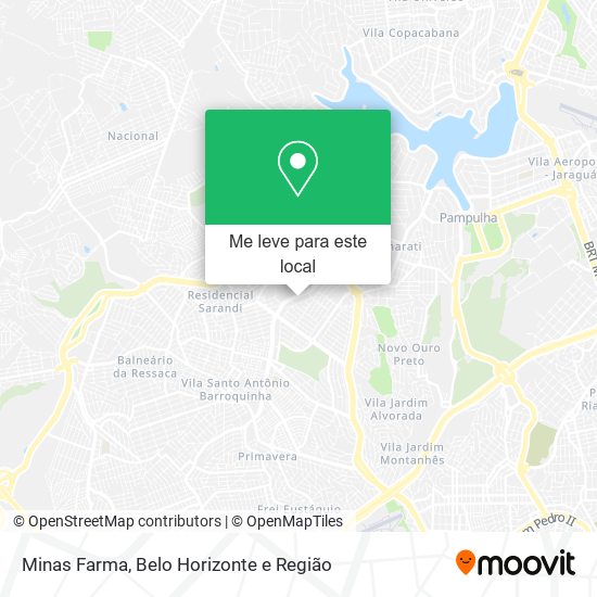 Minas Farma mapa