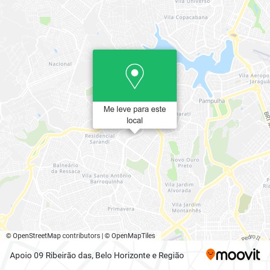 Apoio 09 Ribeirão das mapa