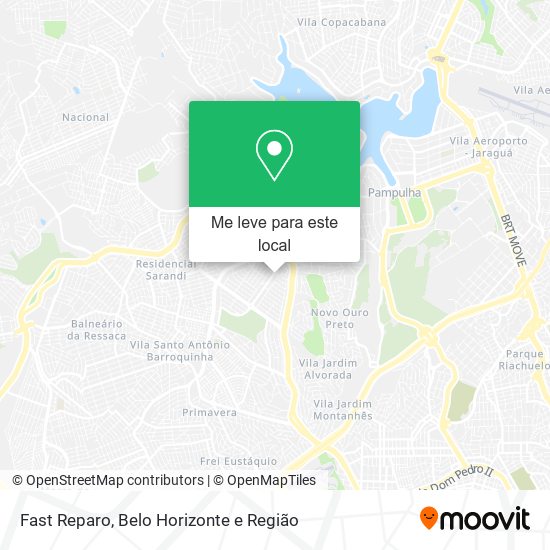 Fast Reparo mapa