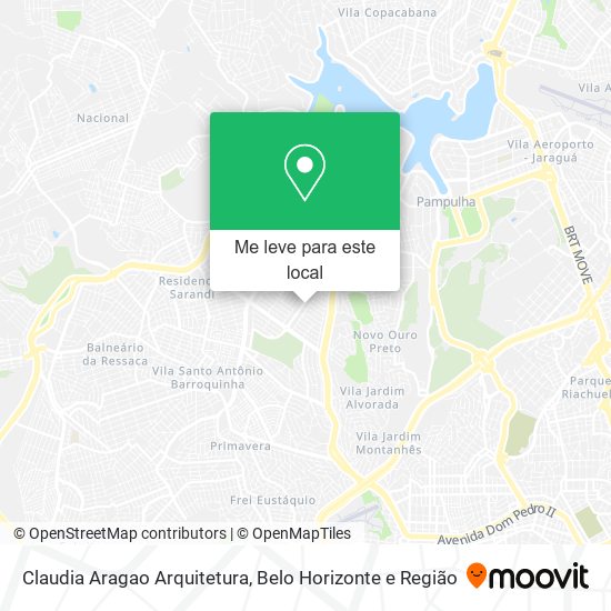 Claudia Aragao Arquitetura mapa