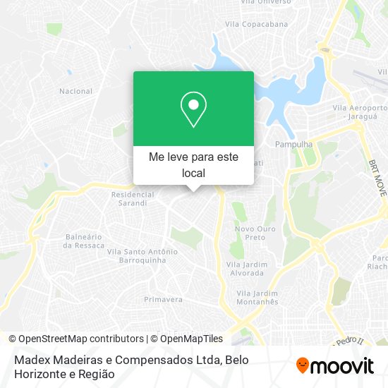 Madex Madeiras e Compensados Ltda mapa