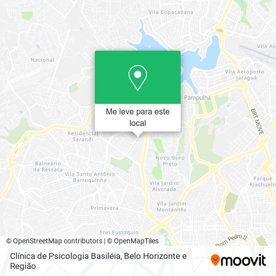Clínica de Psicologia Basiléia mapa