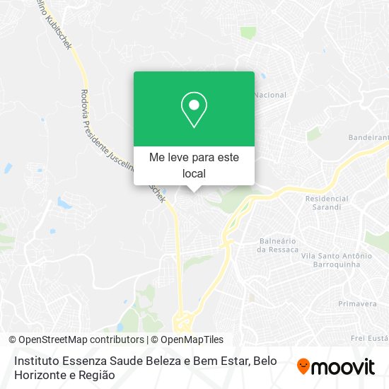 Instituto Essenza Saude Beleza e Bem Estar mapa