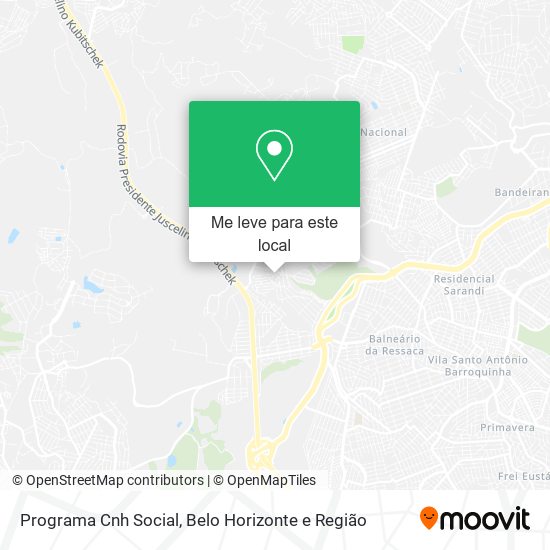 Programa Cnh Social mapa