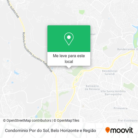 Condominio Por do Sol mapa
