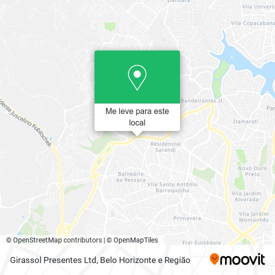 Girassol Presentes Ltd mapa