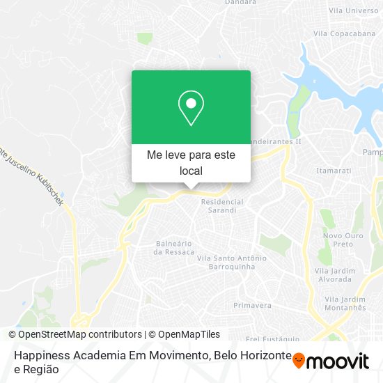 Happiness Academia Em Movimento mapa